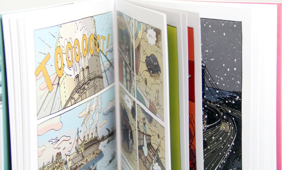 Imprimer bandes dessinées couleur