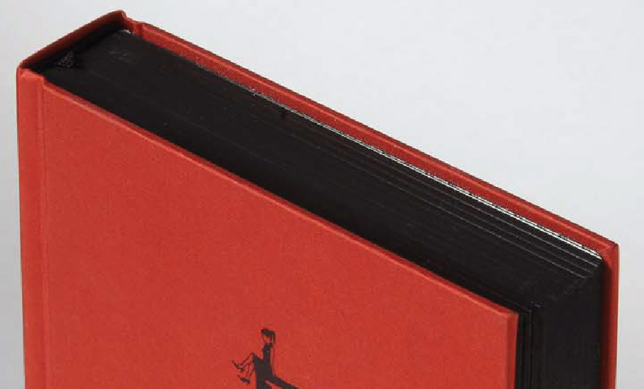 Livre relié couleur jaspage