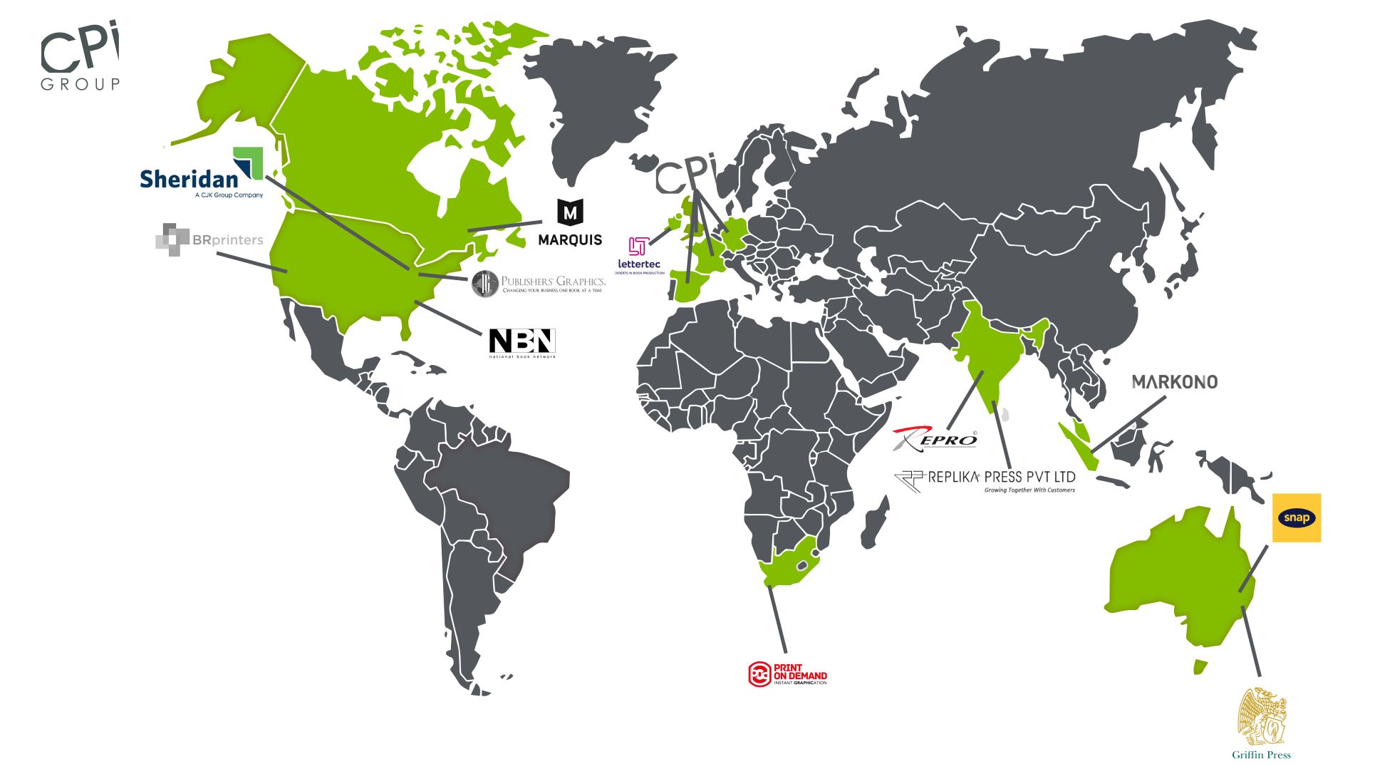 Vos livres partout dans le monde CPI France
